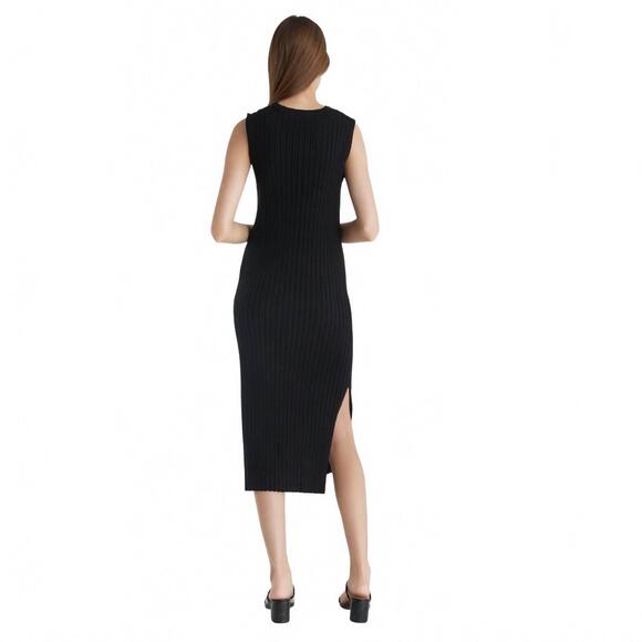 NEW MOD REF jada midi sweater dress in black